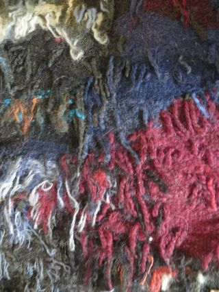 Vintage Tapestry Poland modernist wool wall weaving Renata Cwiek Pillin 7