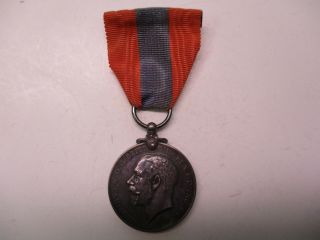 British Wwi King George V Faithful Service Medal Engraved To William Dyer