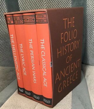 The Folio Society History Of Ancient Greece Hardcover Box Set 4 Volumes Pristine
