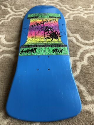 Schmitt Stix Tarampula Grosso Blocks Shape Vintage Skateboard Deck NOS 5