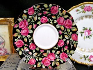 ROYAL ALBERT chintz Tea cup and saucer Merry England Pink roses Teacup Trentham 2