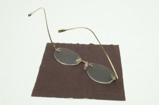 Authentic Boucheron Vintage Eyeglasses 14KWG Rimless Gold Limited Edition 9p1854 6
