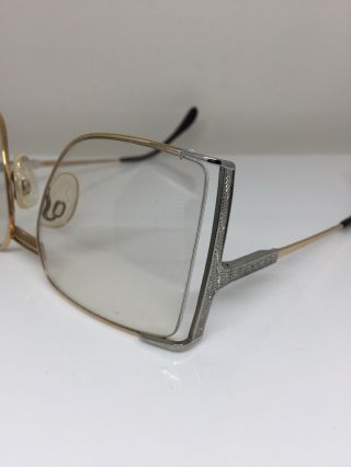 NEOSTYLE Nautic 8 995 Eyeglasses C.  Gold & Silver NOS Germany Size: 56 - 18mm 7