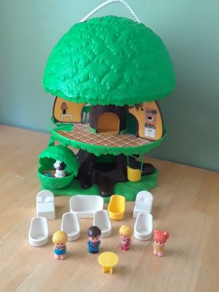 Vintage Kenner General Mills 1975 Tree Tots Family Treehouse Set