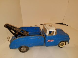 Vintage Buddy L Tow Truck Parts Vehicle Missing Wheel