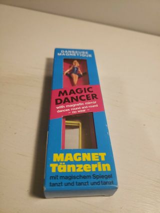 Vintage Magic Dancer With Mirror Magnet Tanzerin Made In Germany