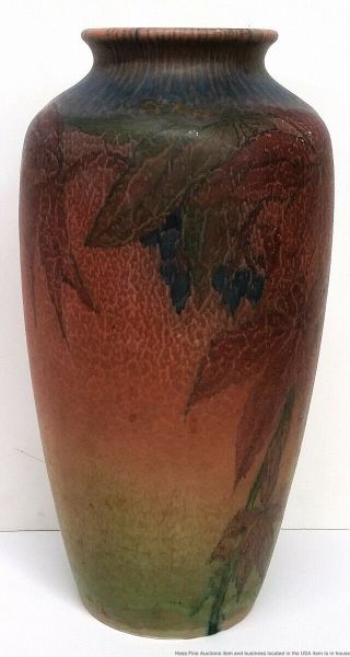 Antique Rookwood Elizabeth Lincoln Arts Crafts 614C Matte Art Pottery Vase 1926 4