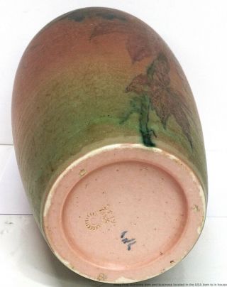 Antique Rookwood Elizabeth Lincoln Arts Crafts 614C Matte Art Pottery Vase 1926 7