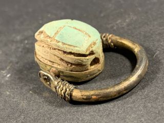POSS GOLD GUILD ANCIENT EGYPTIAN SCARAB RING CIRCA 990 - 660BCE 4