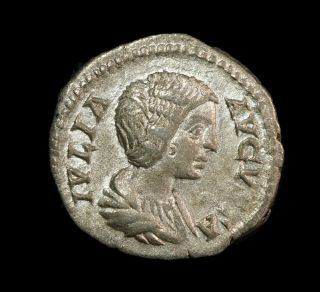 Julia Domna 198 Ad Denarius Ric 564 Gvf/aef - Scarce Ancient Roman Silver Coin