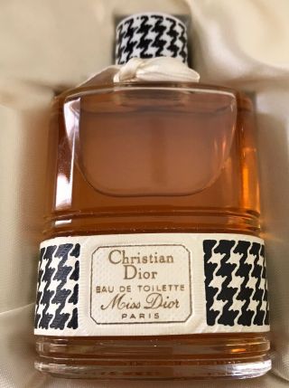 RARE VINTAGE 1940 ' S CHRISTIAN DIOR MISS DIOR PERFUME 2 PIECE GIFT SET 3