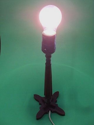 1930 - 1940 Antique Small BAKELITE Table Lamp Good No Shade 5