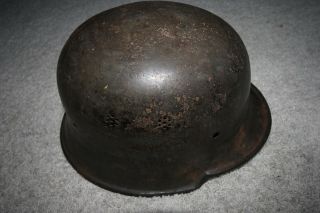 Vintage World War 2 WWII Germany Old German Metal Helmet 2