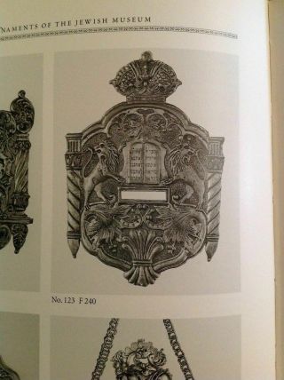 Antique Judaica Vienna 19T Torah shield Tas silver plate synagogue Museum LISTED 2