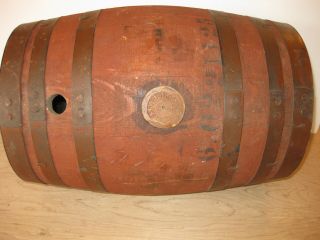 Antique Coca - Cola Wooden 5 Gallon Syrup Keg/ Barrel 12