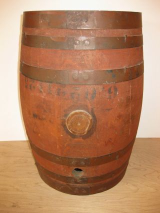 Antique Coca - Cola Wooden 5 Gallon Syrup Keg/ Barrel 2