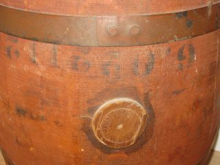 Antique Coca - Cola Wooden 5 Gallon Syrup Keg/ Barrel 5