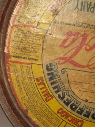Antique Coca - Cola Wooden 5 Gallon Syrup Keg/ Barrel 9