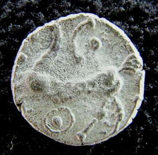 Ancient Celtic Coinage Fine Silver Iceni Unit Circa 100 Bc (m155)