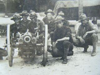 Artillery Crew w/small caliber Gun - RPPC 4