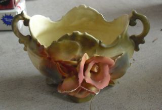 Antique Royal Dux Austria Flower Vase Planter