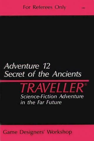 Gdw Traveller Adventure 12 - Secret Of The Ancients Sc Vg,