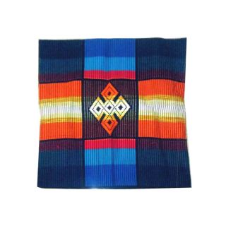 Hand Woven Cushion Cover Dumbara Design Square Ancient Design 16 " X 16 "