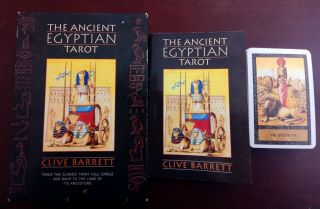 CLIVE BARRETT - THE ANCIENT EGYPTIAN TAROT - BOX SET DECK & BOOK 2