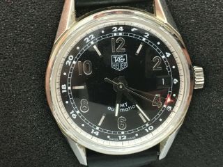 Tag Heuer Carrera Gmt 1964 Re - Edition Vintage Watch Wv2113