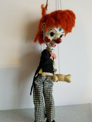 Pelham String Marionette Puppet,  Clown - 16 "