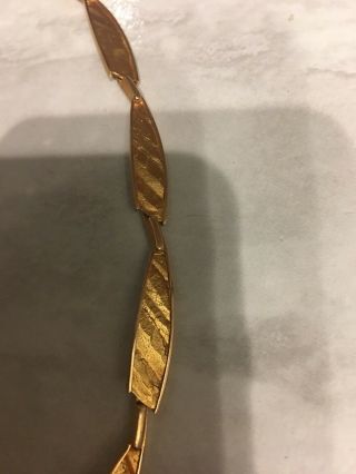 Very Rare Lapponia 14K Solid Gold Necklace by Björn Weckström Finland 585 Gold 3