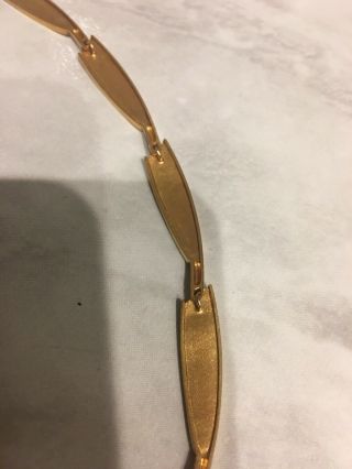 Very Rare Lapponia 14K Solid Gold Necklace by Björn Weckström Finland 585 Gold 4