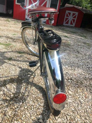 antique 1952 Schwinn Black Phantom BICYCLE restored vintage cruiser bike 12