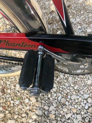 antique 1952 Schwinn Black Phantom BICYCLE restored vintage cruiser bike 5