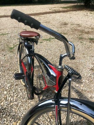 antique 1952 Schwinn Black Phantom BICYCLE restored vintage cruiser bike 8