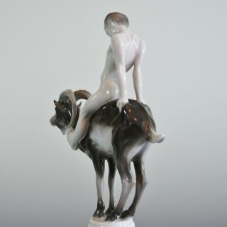 Antique Rosenthale Figurine of Boy Riding a Goat - 1912 - 1914 3