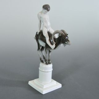 Antique Rosenthale Figurine of Boy Riding a Goat - 1912 - 1914 6