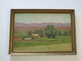 Antique Museum Quality Old California Painting American Impressionist Mystery