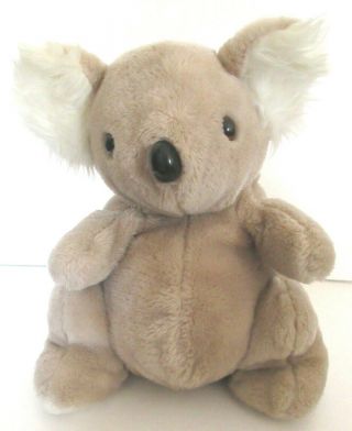 Vintage 1980 Daekor Koala Teddy Bear Pot Belly Large 17 " Plush Stuffed Animal