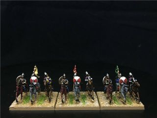 15mm Ancient Dba Dbmm Dps Painted Saxon Cavalry Command Gh1558
