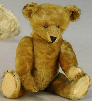 1903 Cinnamon Ideal Toy Co.  Teddy Bear,  Rare Five Claws,  Shoe Button Eyes