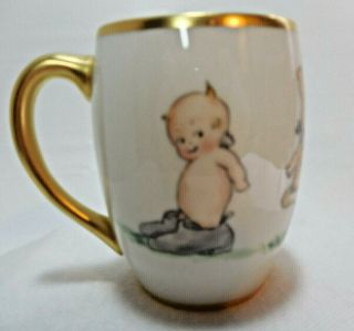 Antique T & V Limoge Kewpie Doll Cup