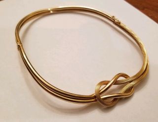 ILIAS LALAOUNIS Knot of Hercules: Necklace 18k Gold Choker 3