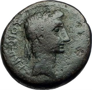 Augustus Authentic Ancient Laodicea Ad Lycum.  In Phrygia Roman Coin Zeus I71213