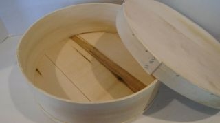 DUFECK BENT WOOD ROUND CHEESE BOX 15 