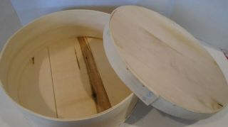 DUFECK BENT WOOD ROUND CHEESE BOX 15 