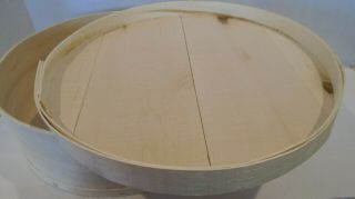 DUFECK BENT WOOD ROUND CHEESE BOX 15 