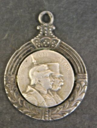 World War I Emperor Wilhelm Ii And Emperor Franz Joseph I Silver Medal 1914
