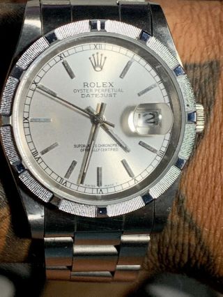 Rolex Oyster Perpetual Datejust.  No Certificate.  I Don’t Wear Watches So No Use