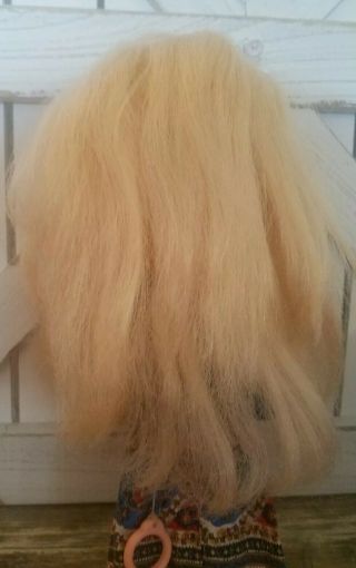 1972 Vintage Kenner Blythe Doll Blonde 6 Line Beauty 10